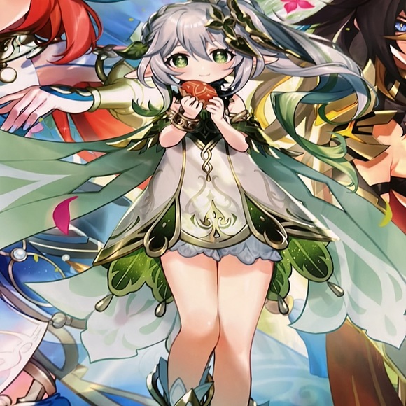 GENSHIN IMPACT Bundle: Limited Edition anime movie poster+ BOTH Tote Bags, Cards - Picture 9 of 14